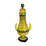 Ceramic lamp foot, Italy 60s