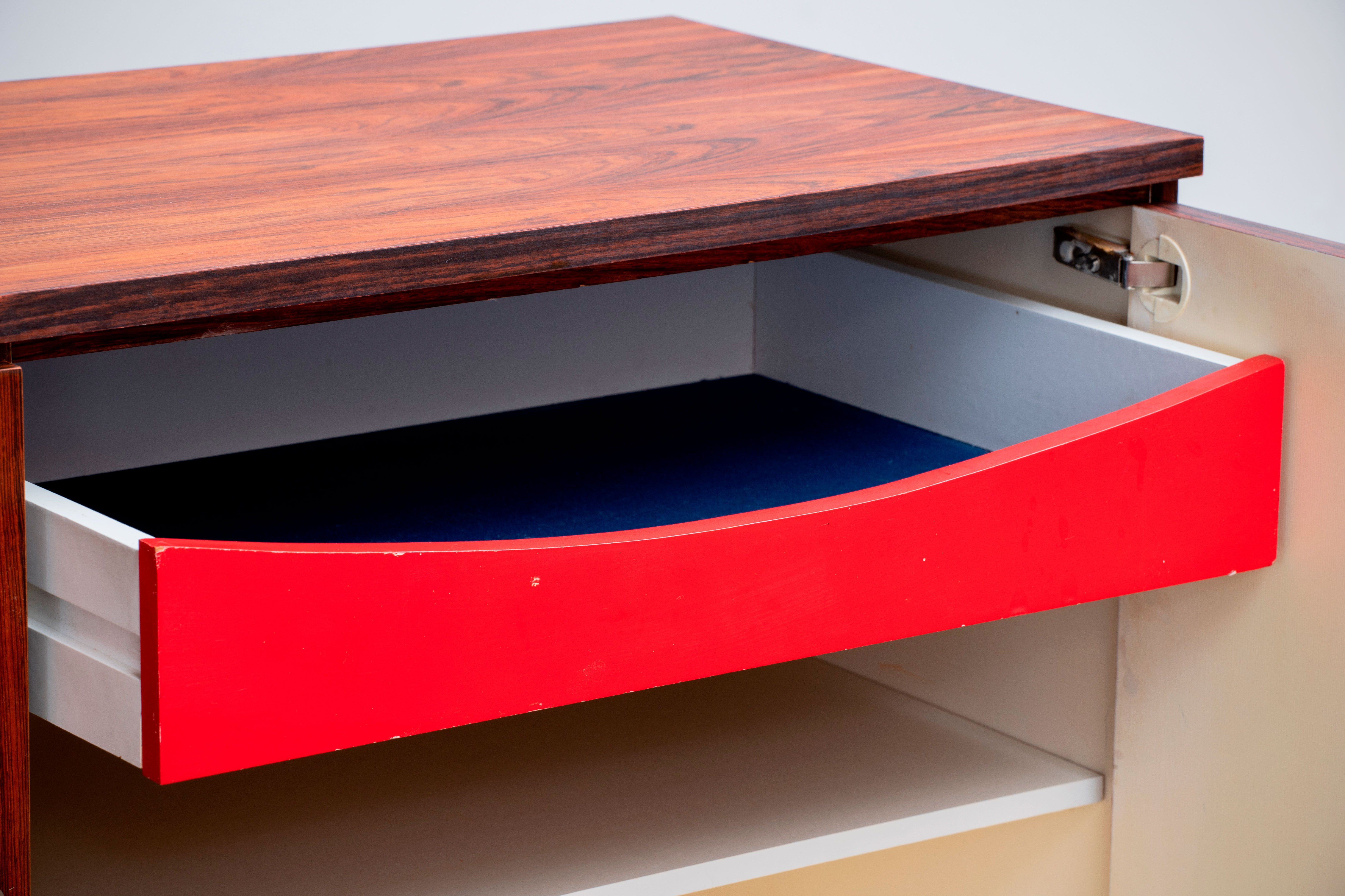 Vintage Scandinavian rosewood sideboard 1960