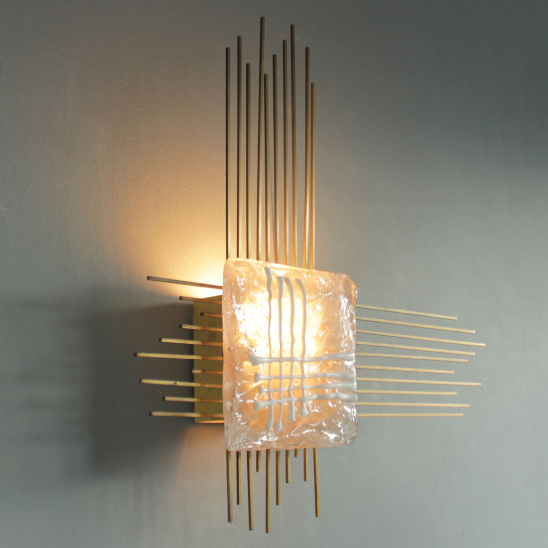 Sculptural Wall Light by Angelo Brotto for Esperia Italy, 60s