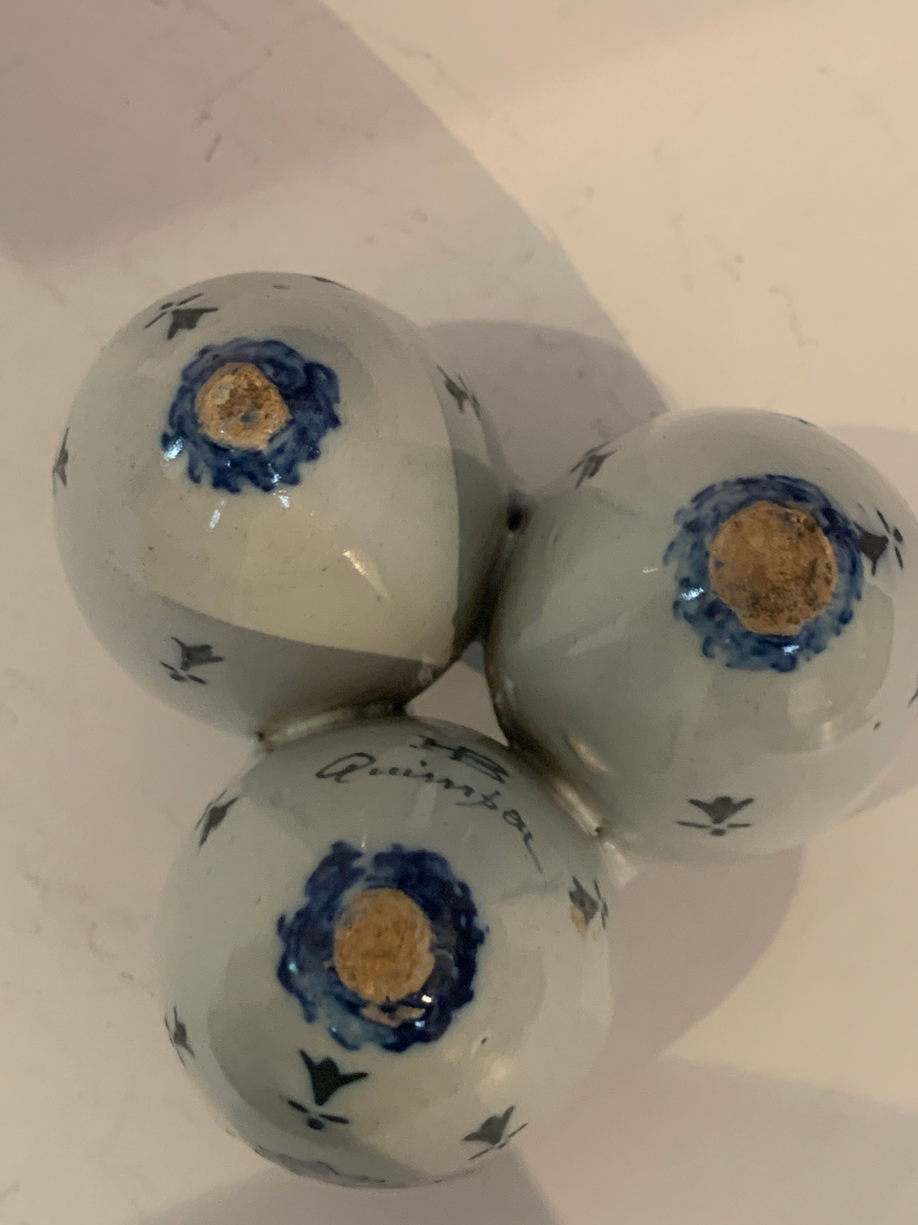 Vase Quimper fleur de lys