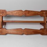 60's coat rack in solid beech