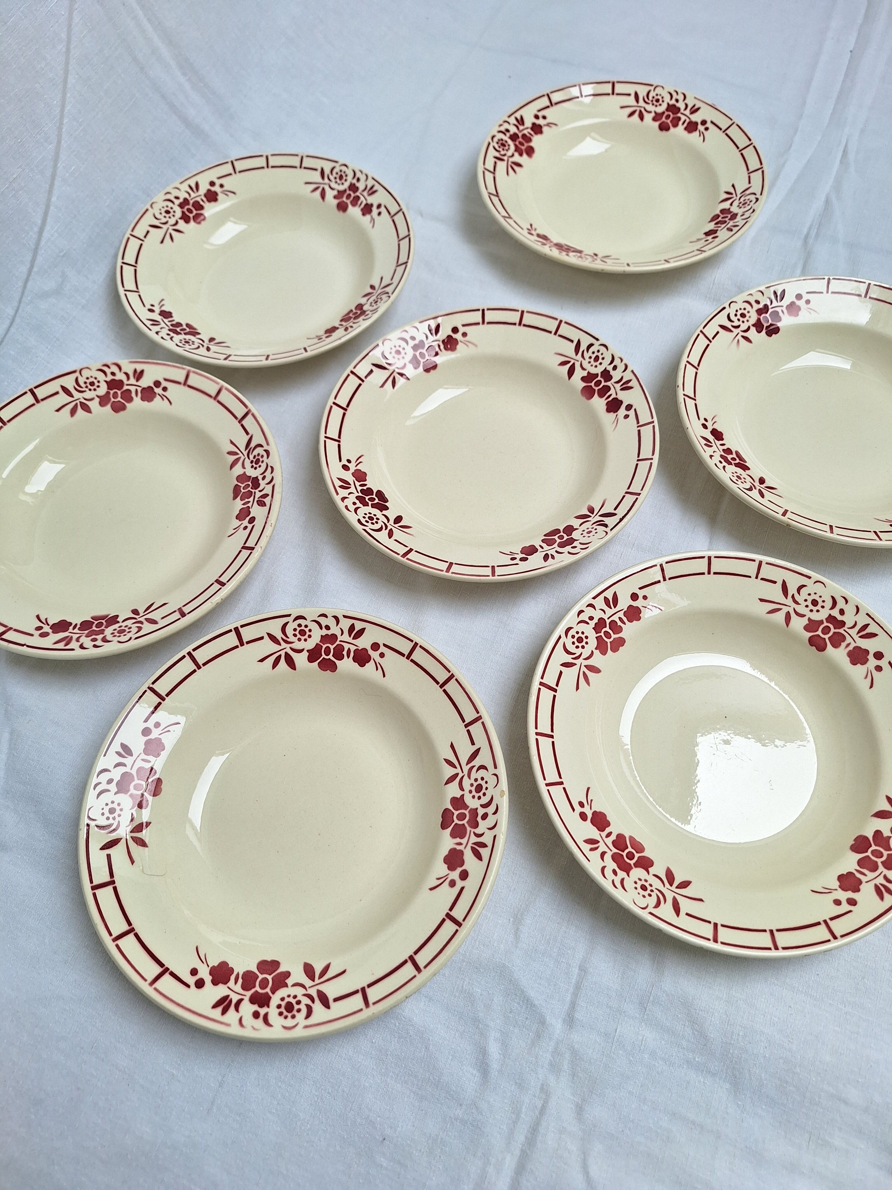 Vintage badonviller plates