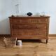 Dressing table in solid oak.