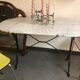Marble bistro table