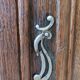 Louis XV two-door oak wardrobe
