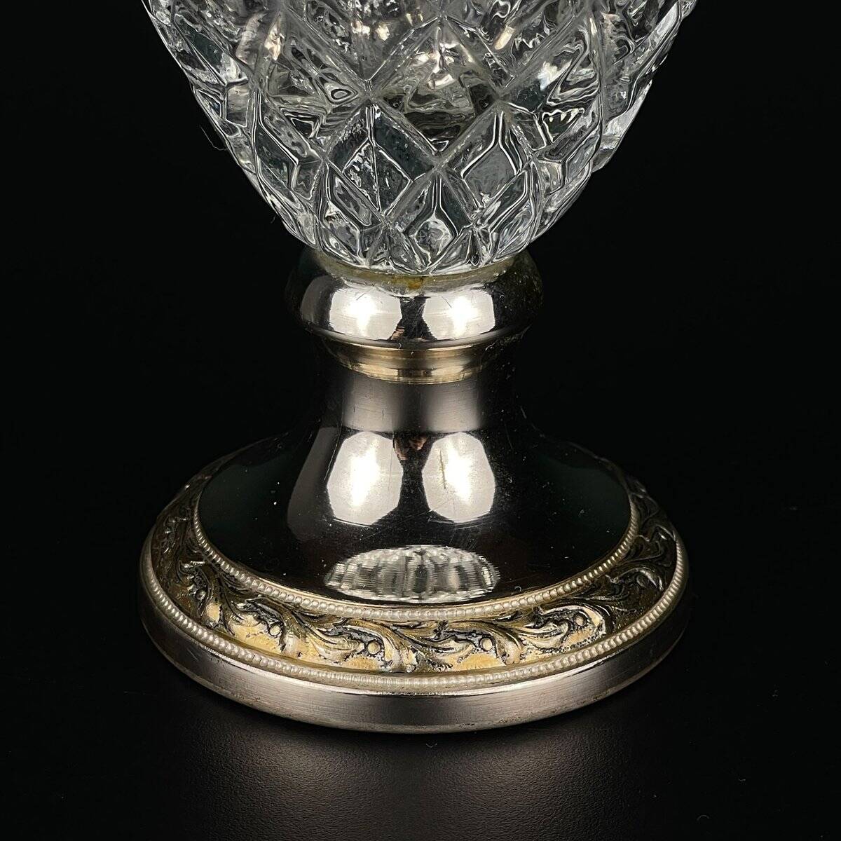 Vintage silver-plated carafe, 1950s.