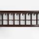 16th Century gothic style hand carved wall mount rack