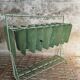 Porte-manteau industriel, porte-robe XXL vert
