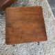 Square wooden table