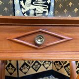 Pair of Directoire style winding bedside tables