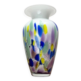 Postmodern glass vase by Hans Jürgen Richartz for the Richartz art collection, 1980s.