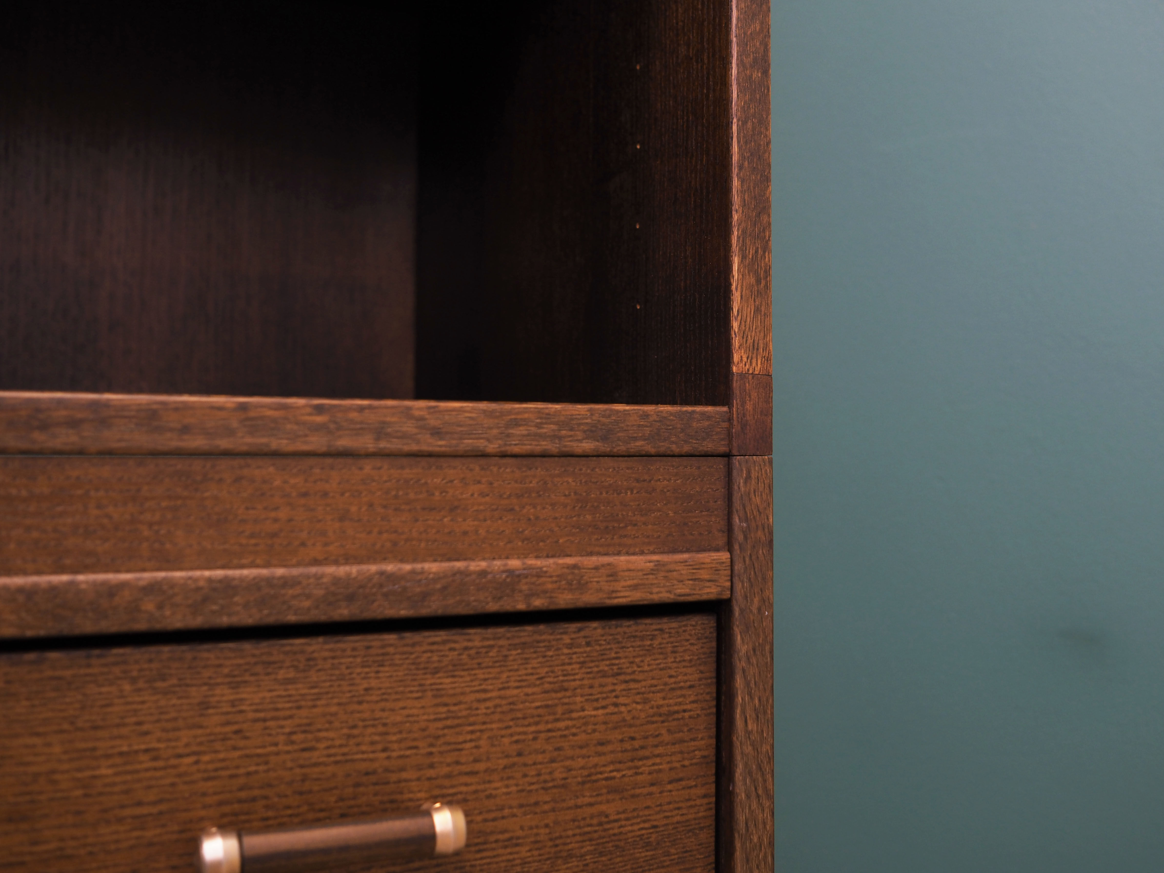 Oak bookcase, Danish design, 1970s, production: Denmark