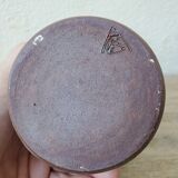 Signed sandstone vase