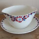Saucière vintage Céranord Saint Amand modèle Eglantines +