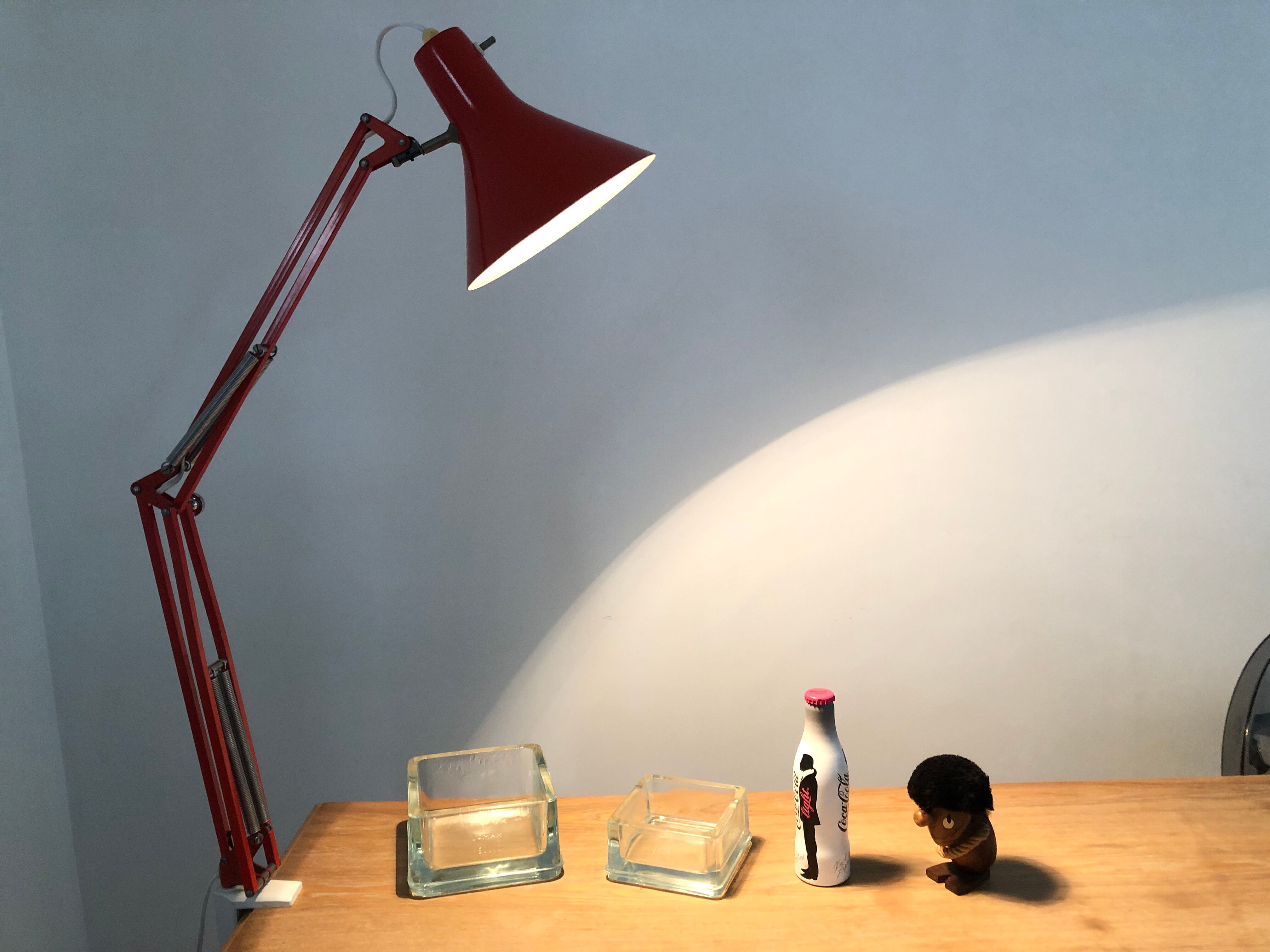 Vintage office lamp Luxo L2 de Jacob Jacobsen