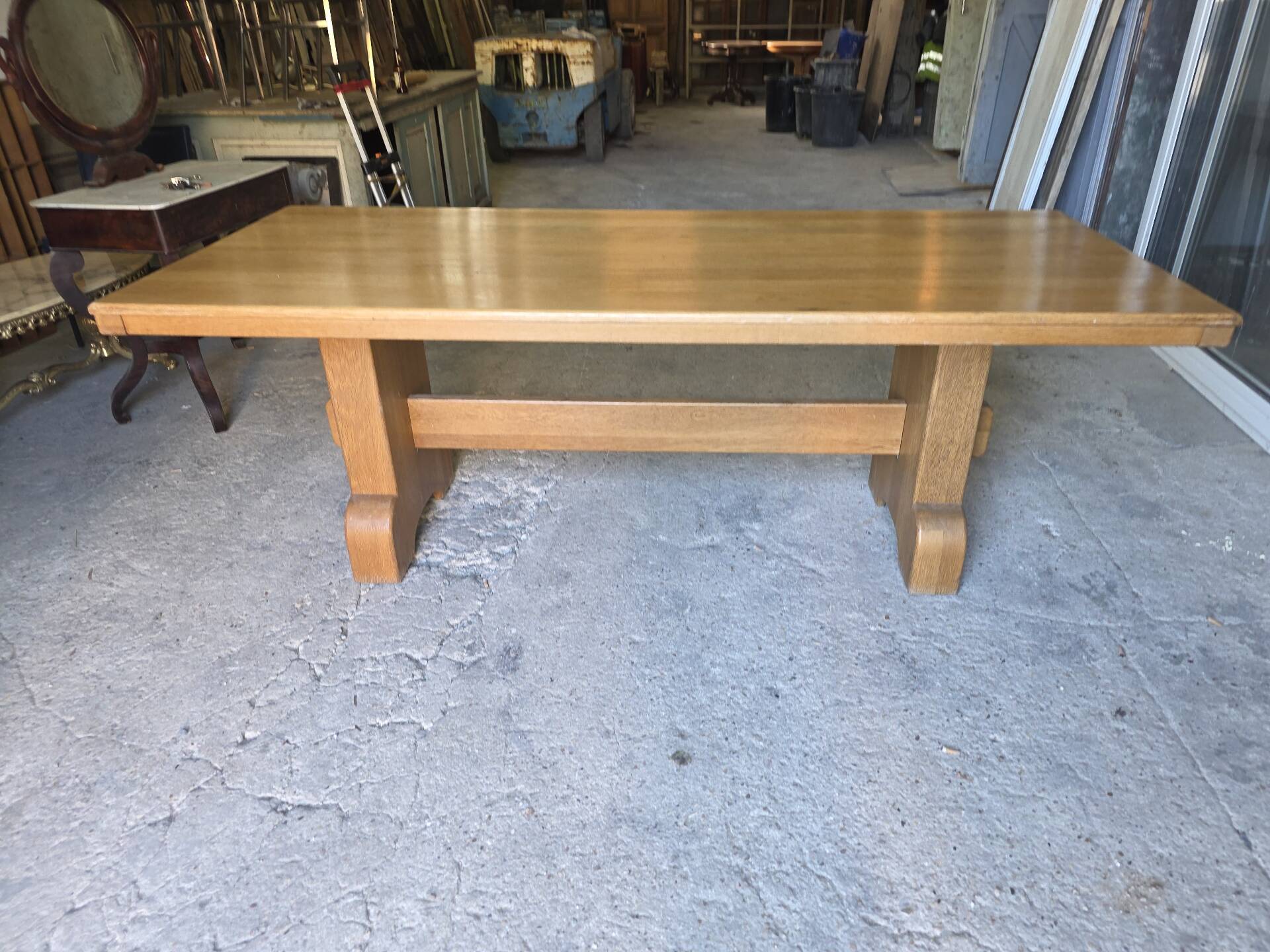 Oak farmhouse table