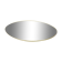 Vintage oval golden frame mirror, 70s