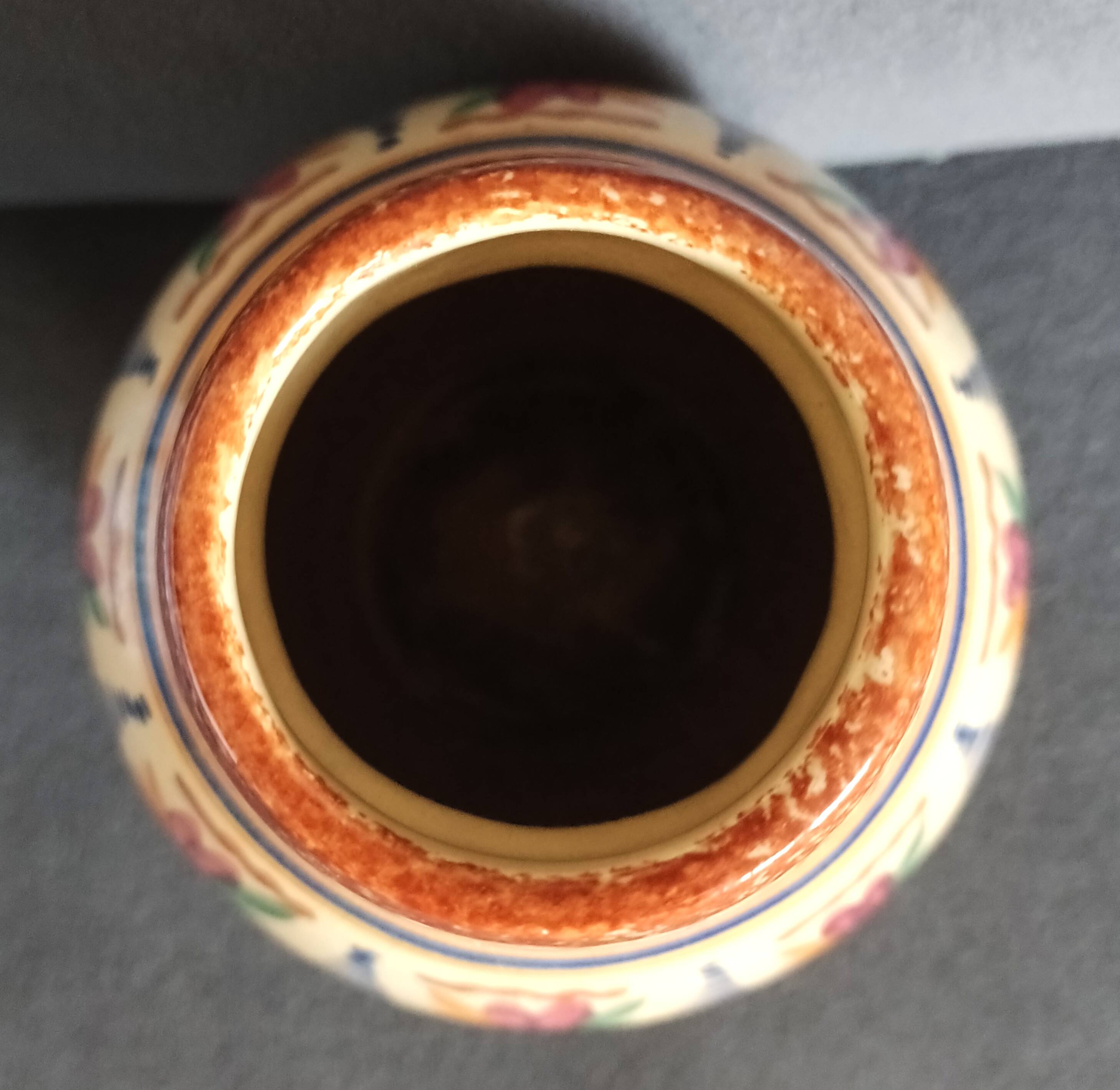 Quimper faience vase – HB Quimper – Model 510 decor C.C. – Circa 1955