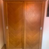 Vintage wardrobe with compass feet