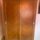 Vintage wardrobe with compass feet