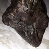 Portrait man of the ancient in bronze ephebe by Claude Mary
