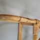 Rattan head and footboard from the 60s/70s