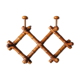 Porte manteau accordéon façon bambou 1920