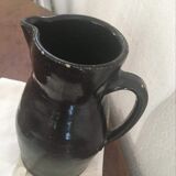 Black terracotta pitcher