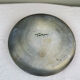 Large enamelled stoneware dish signed Tournay