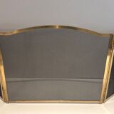 Brass fire screen