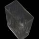 Rectangular Riihimäen Lasi glass vase / mid-century modern / Finnish design / attributed to Helena Tynell / 1970s