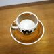 Vintage cup and saucer published by Boch La Louvière
