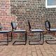 Lot of 4 chairs Marcel Breuer Cesca B32