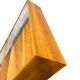 Vitrine/armoire de rangement vintage en bois et verre