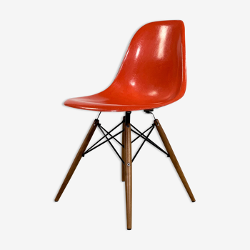 Chair DSW Coral by Charles & Ray Eames for Herman Miller, 1970