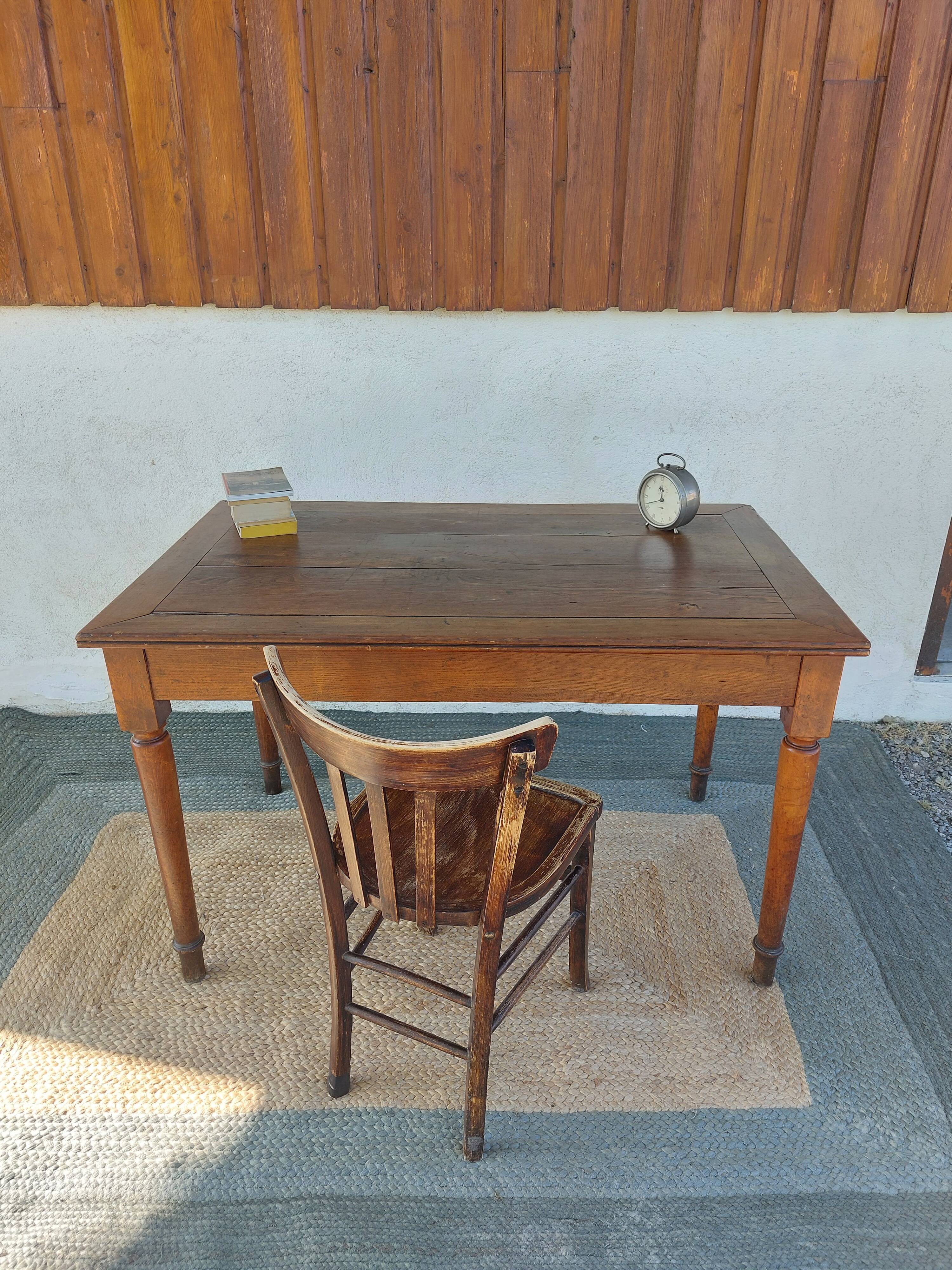 bistro wooden table