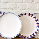 Set of 4 flat plates 'the grant'