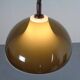 Ceiling Lamp in Brown & White Plastic from Stilux Milano, 1960s