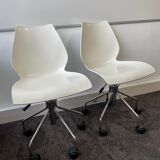 4 Chaises Kartell MAUI vintage - design by Vico Magistretti