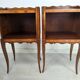 Marquetry bedside tables