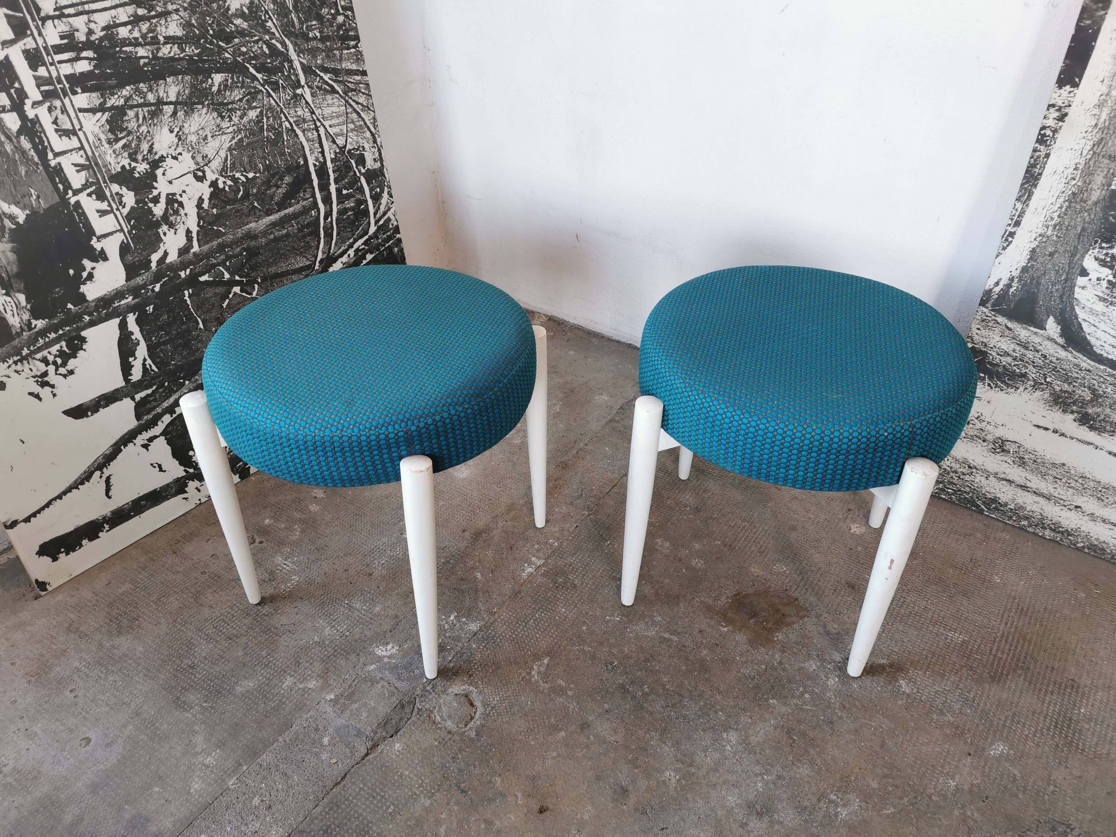 Pair of Scandinavian stools 1960 /70