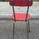 Vintage red Formica & chrome chair — 50s/60s Pop Chic style