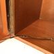 Trunk trunk in canned rattan 50s-60s