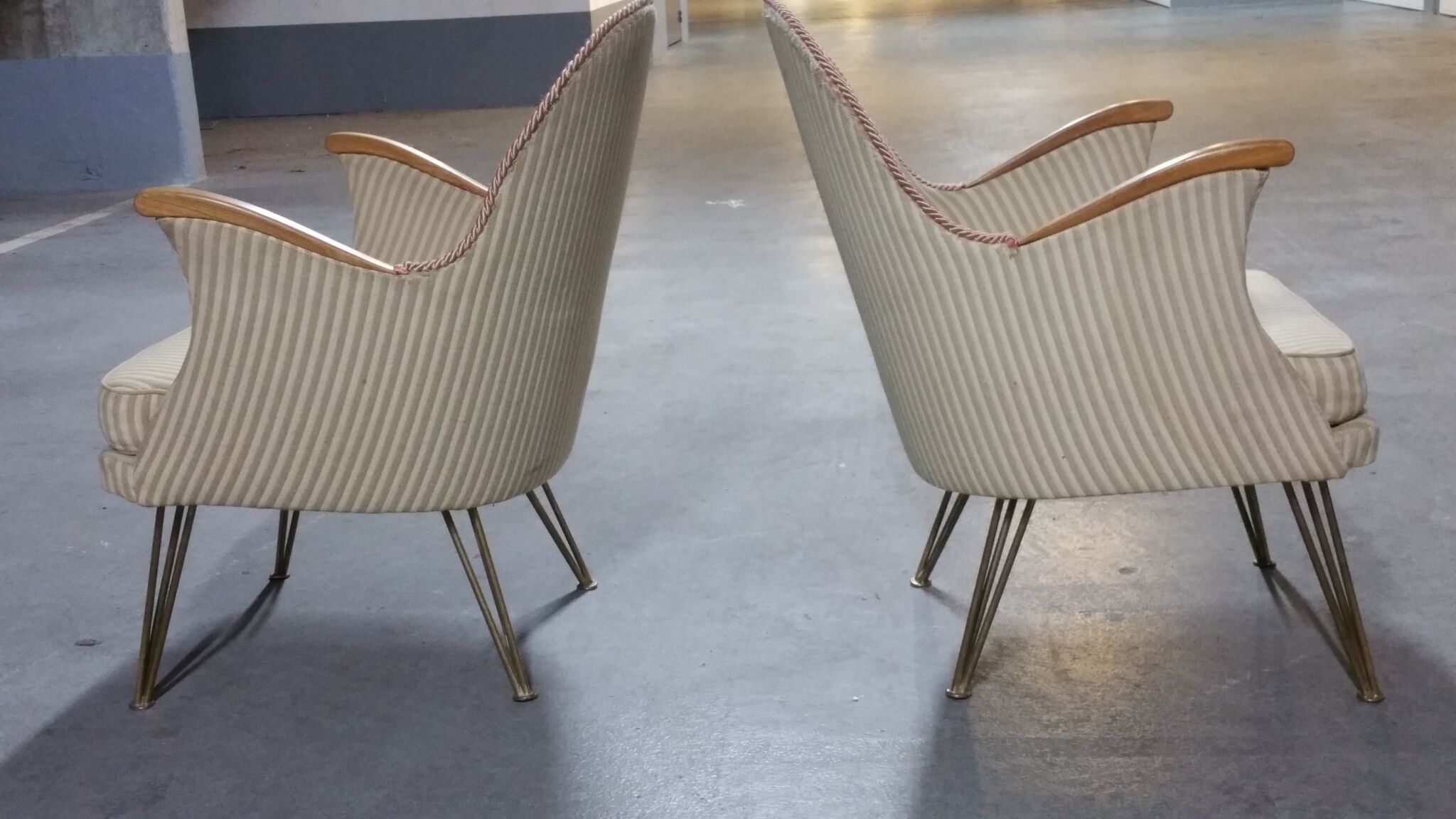 Paire de fauteuils années 50/60