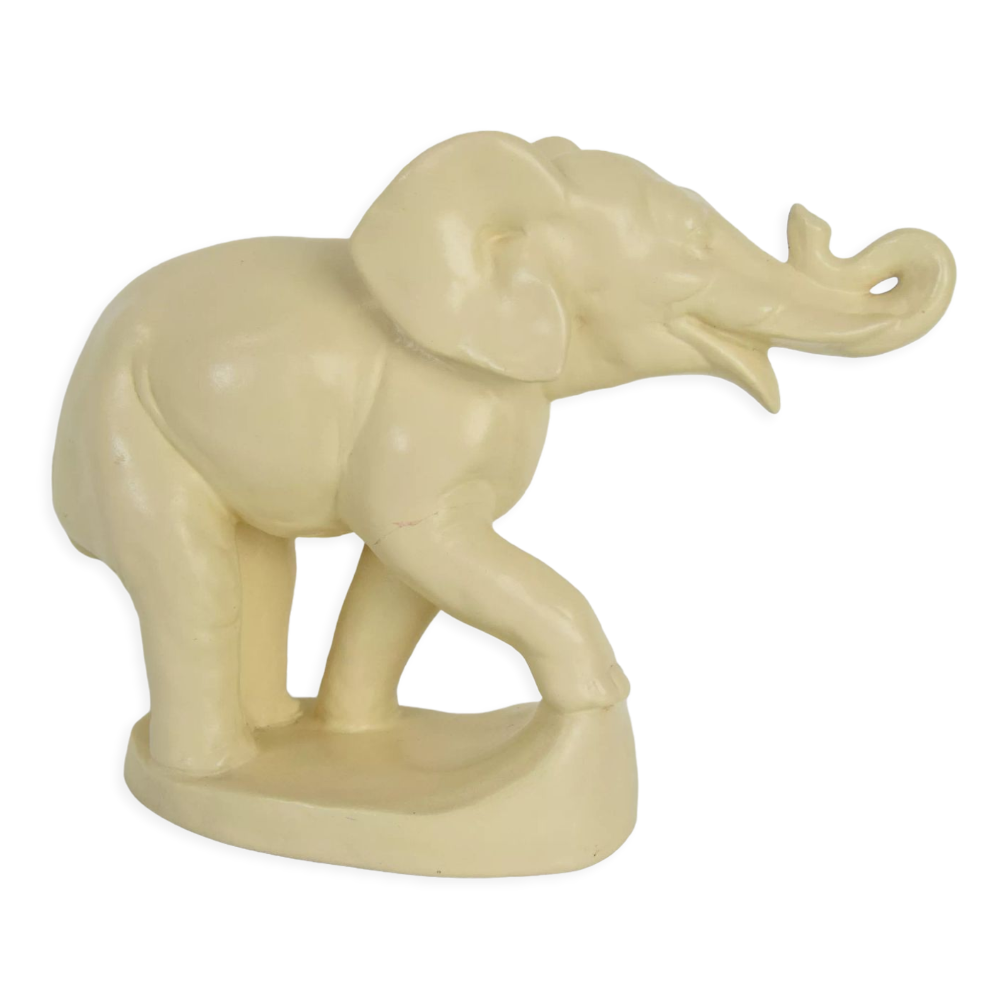 Art deco Ceramic Sculpture Elephant,Czechoslovakia,1930