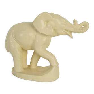 Art deco Ceramic Sculpture Elephant,Czechoslovakia,1930