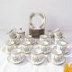 Hackefors coffee service "Ljung Calluna vulgaris" circa 1950 (39 PIECES)