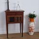 Directory style marquetry side table