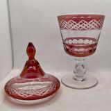 Unsigned crystal bezel - H=26cm D=12cm