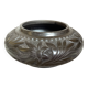 Black pottery catchall worked from Marginea, Romania.
